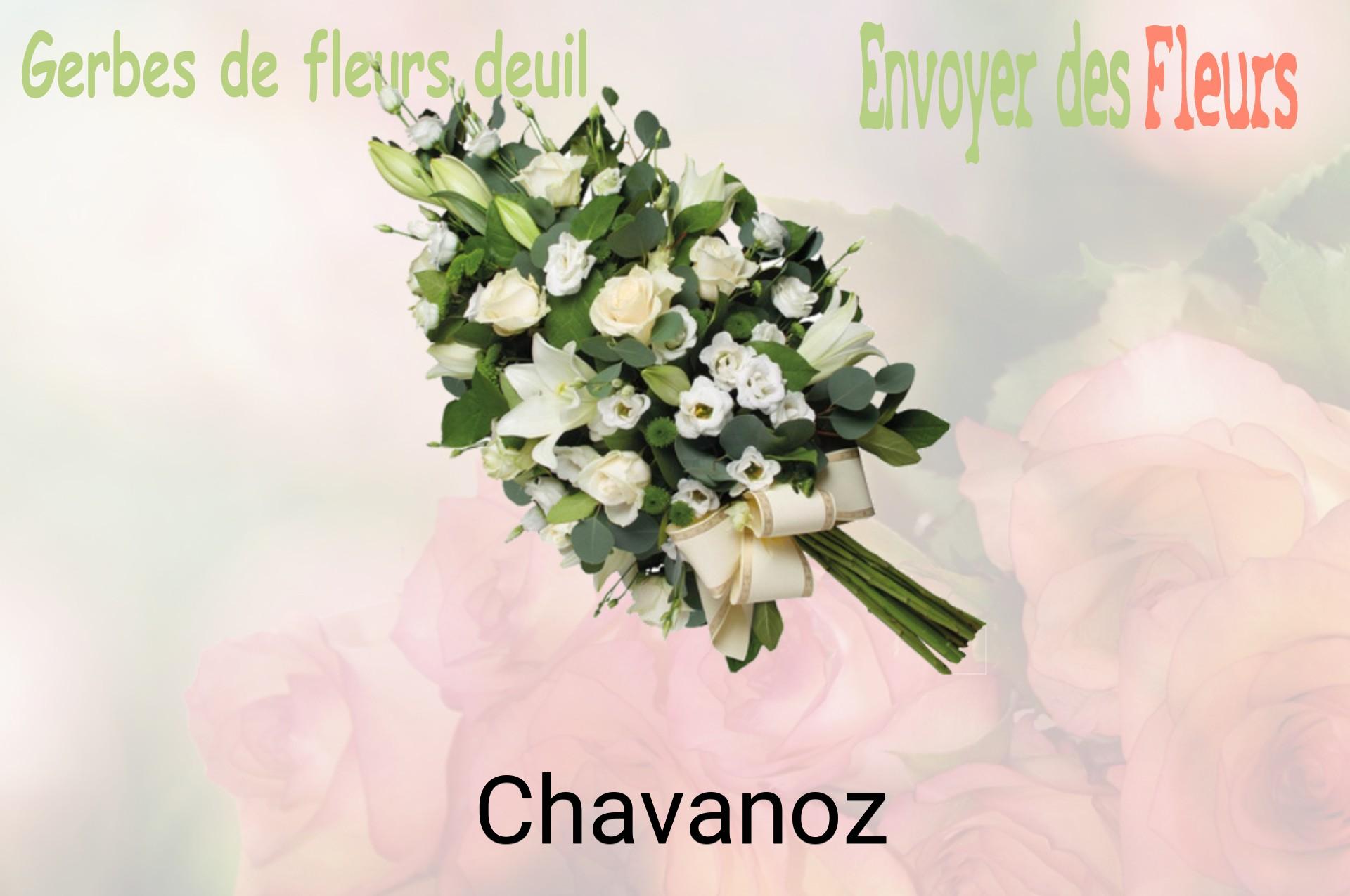 Gerbe de fleurs de deuil livrée à Chavanoz